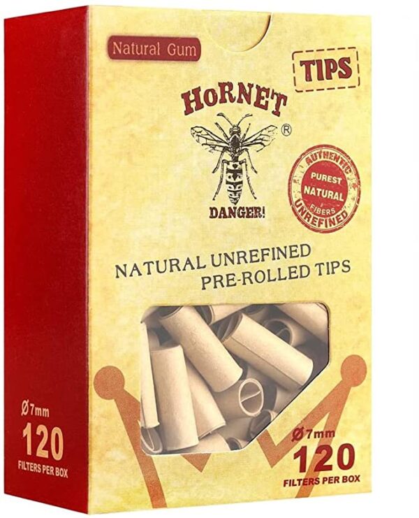 Hornet: Natural Unrefined Pre-Rolled Tips
